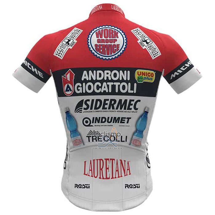 Androni Giocattoli Ropa Ciclismo Culotte Corto 2021 Hombre Mangas Cortas Rojo